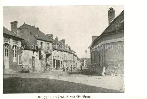 AK / Ansichtskarte Saint Erme Outre et Ramecourt Strassenpartie Saint Erme Outre et Ramecourt