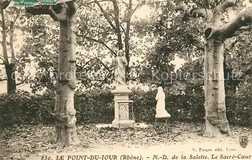 AK / Ansichtskarte La_Salette Fallavaux Le Point du Jour Notre Dame de la Salette Le Sacre Coeur La_Salette Fallavaux