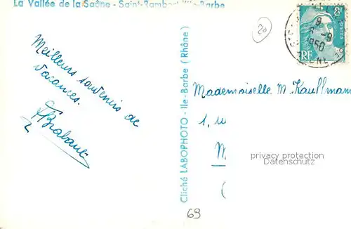 AK / Ansichtskarte Saint_Rambert_l_Ile_Barbe Aux bords de la Saone Saint_Rambert_l_Ile_Barbe