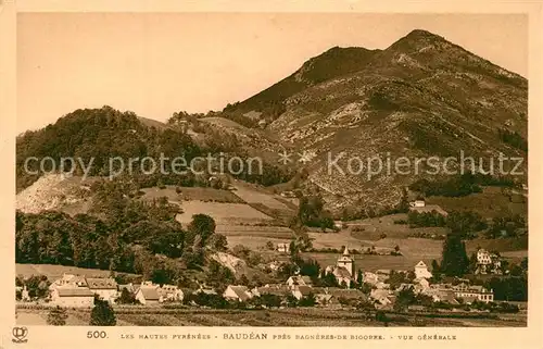 AK / Ansichtskarte Baudean Vue generale et les montagnes Hautes Pyrenees 