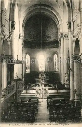 AK / Ansichtskarte Dardilly Interieur de l Eglise Dardilly