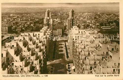 AK / Ansichtskarte Villeurbanne Panorama Les Gratte Ciel vue sur la partie Nord Villeurbanne