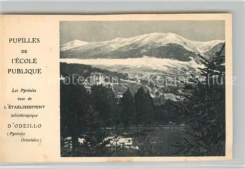 AK / Ansichtskarte Odeillo Les Pyrenees vues de l Etablissement beliotherapique 