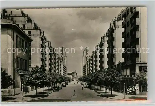 AK / Ansichtskarte Villeurbanne Avenue Henri Barbusse Gratte Ciel Villeurbanne