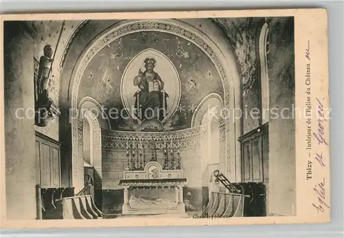 AK / Ansichtskarte Thizy_Rhone Interieur de l Eglise du Chateau Thizy Rhone