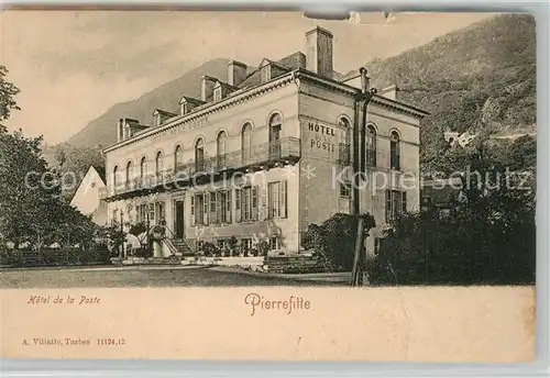 AK / Ansichtskarte Pierrefitte Nestalas Hotel de la Poste Pierrefitte Nestalas
