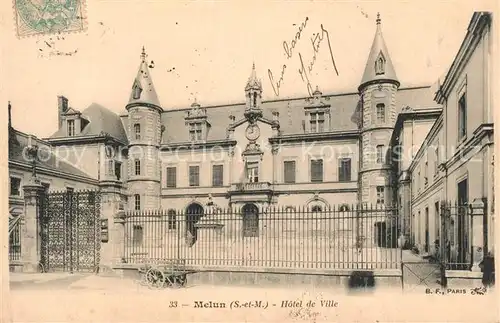 AK / Ansichtskarte Melun_Seine_et_Marne Hotel de Ville Melun_Seine_et_Marne