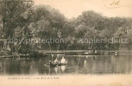 AK / Ansichtskarte Acheres_Yvelines Les Bords de la Seine Acheres Yvelines