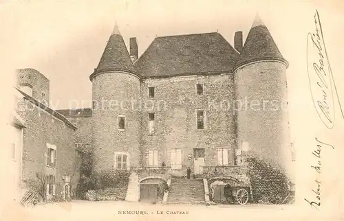 AK / Ansichtskarte Nemours_Seine et Marne Chateau Nemours Seine et Marne