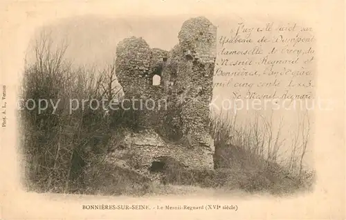 AK / Ansichtskarte Bonnieres sur Seine Ruine Bonnieres sur Seine