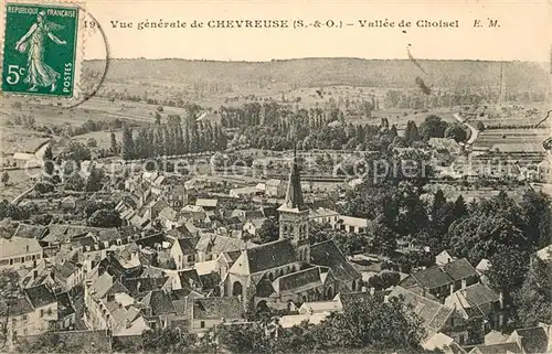 AK / Ansichtskarte Chevreuse Fliegeraufnahme Vall?e de Choisel Chevreuse
