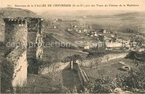 AK / Ansichtskarte Chevreuse Vallee Tours de Chateaue de la Madeleine Chevreuse