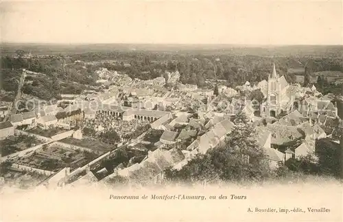 AK / Ansichtskarte Montfort l_Amaury Vu des Tours Montfort l Amaury