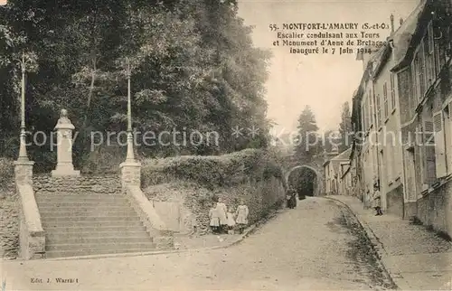 AK / Ansichtskarte Montfort l_Amaury Escallier aux Tours Montfort l Amaury