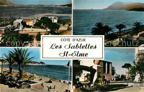 AK / Ansichtskarte Saint_Elme Vues d ensemble la plage Cote d Azur 