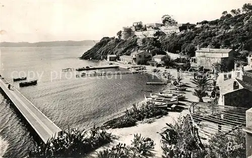 AK / Ansichtskarte Ile_de_Port Cros Panorama Port au fond Ile de Bagaud Ile_de_Port Cros