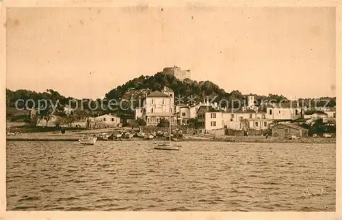 AK / Ansichtskarte Ile_de_Porquerolles Le Village et Fort Sainte Agathe Ile_de_Porquerolles