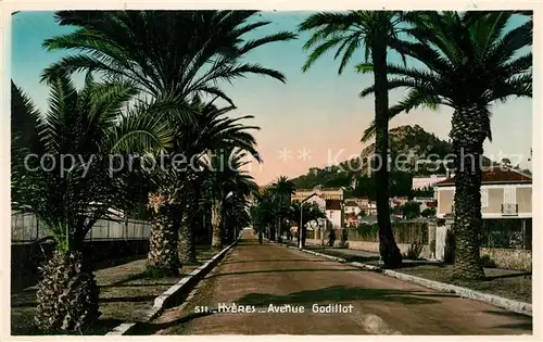 AK / Ansichtskarte Hyeres_les_Palmiers Avenue Godillot Hyeres_les_Palmiers