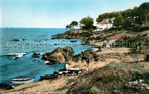 AK / Ansichtskarte Saint Aygulf_Var Plage du Pebrier Cote d Azur Saint Aygulf Var