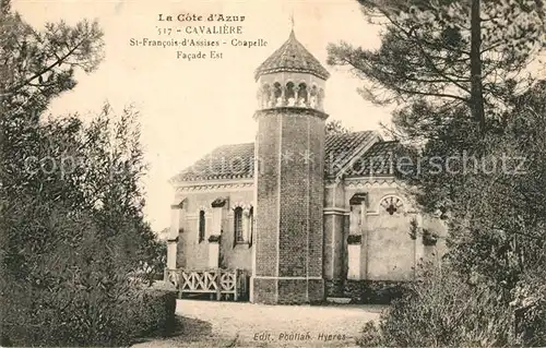 AK / Ansichtskarte Cavaliere Saint Francois d Assises Chapelle Cavaliere