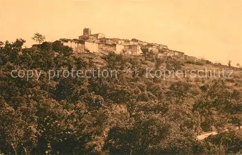 AK / Ansichtskarte Gassin Vue generale Place Neuve Gassin