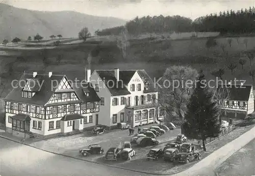 AK / Ansichtskarte Niedersteinbach_Bas Rhin Hotel du Cheval Blanc Niedersteinbach_Bas Rhin