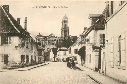 AK / Ansichtskarte Guebwiller_Elsass Rue de la Gare Guebwiller_Elsass