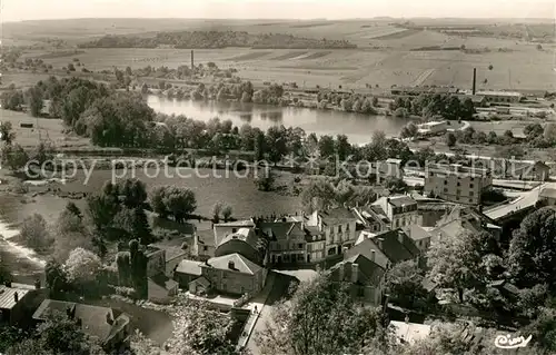 AK / Ansichtskarte Dun sur Meuse Le Lac Vert Vue cavaliere Dun sur Meuse