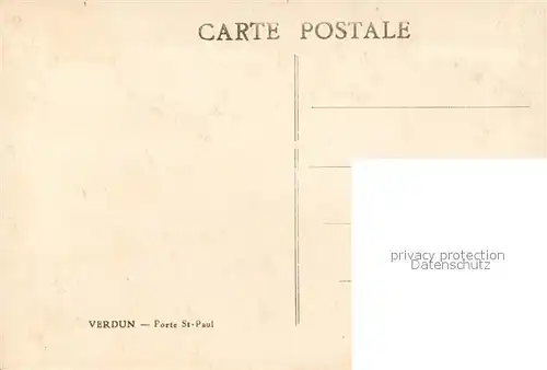 AK / Ansichtskarte Verdun_Meuse Porte_St Paul Verdun Meuse