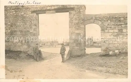 AK / Ansichtskarte Montigny_Calvados Entree Montigny Calvados
