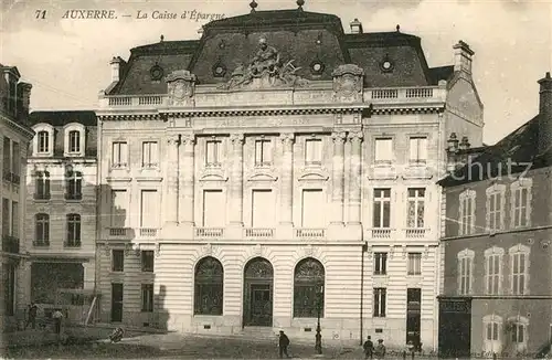 AK / Ansichtskarte Auxerre La Caisse d Epargne Auxerre