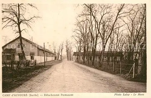 AK / Ansichtskarte Sarthe_La (Departm.) Camp dAuvours Detachement Permanent Sarthe_La (Departm.)