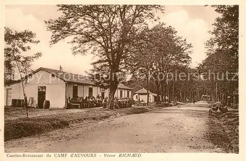 AK / Ansichtskarte Sarthe_La (Departm.) Camp dAuvours Cantine Restaurant Sarthe_La (Departm.)