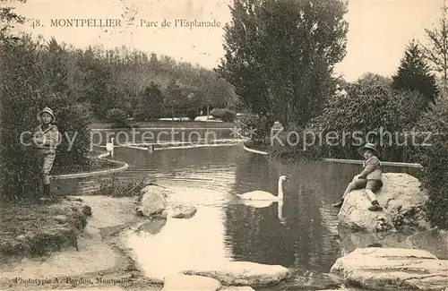 AK / Ansichtskarte Montpellier_Herault Parc de l Esplanade Montpellier Herault