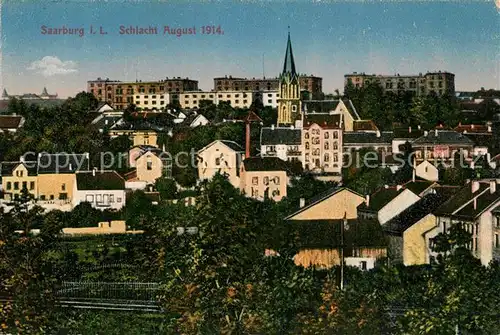 AK / Ansichtskarte Saarburg_Lothringen Stadtblick Saarburg Lothringen