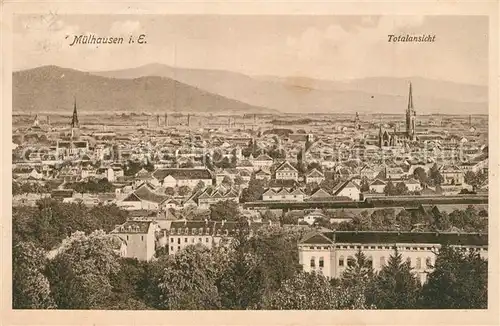 AK / Ansichtskarte Muelhausen_Elsass Totalansicht Muelhausen Elsass