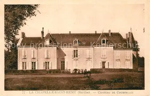 AK / Ansichtskarte La_Chapelle Saint Remy Chateau de Courvalain La_Chapelle Saint Remy