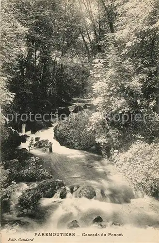 AK / Ansichtskarte Faremoutiers Cascade du Poncet Faremoutiers