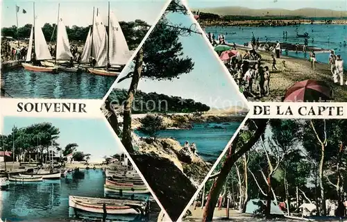 AK / Ansichtskarte La_Capte Port Plage Camping Cote d Azur La_Capte