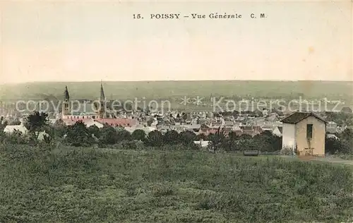 AK / Ansichtskarte Poissy Vue generale Poissy