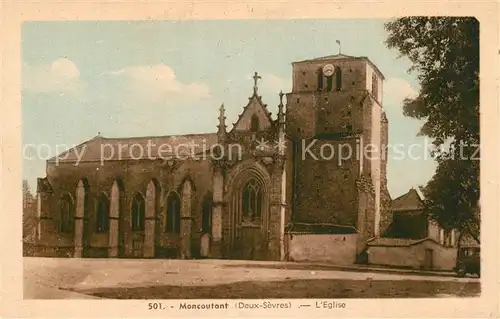AK / Ansichtskarte Moncoutant Eglise Moncoutant