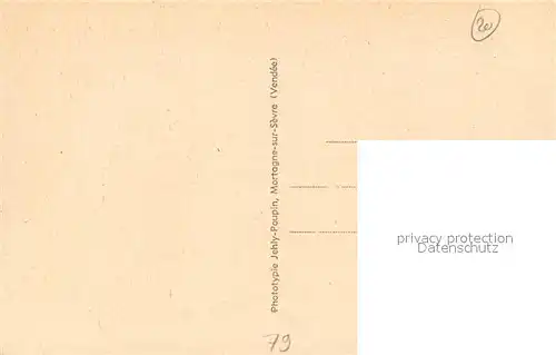 AK / Ansichtskarte Moncoutant Chateau Moncoutant