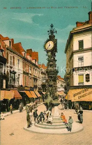 AK / Ansichtskarte Amiens Horloge Rue des Vergeaux Amiens