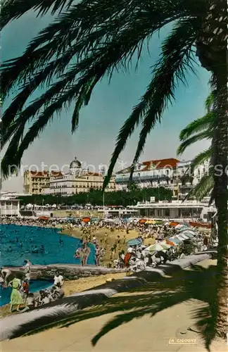 AK / Ansichtskarte Saint Raphael_Var La Plage Cote d Azur Saint Raphael Var