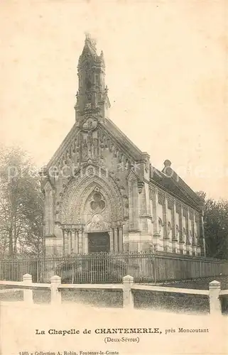 AK / Ansichtskarte Chatemerle_Deux_Sevres Chapelle 