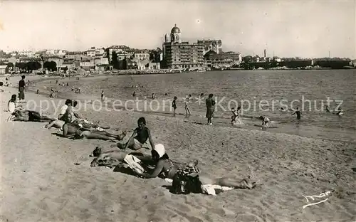 AK / Ansichtskarte Saint Raphael_Var La Plage de Frejus Cote d Azur Saint Raphael Var