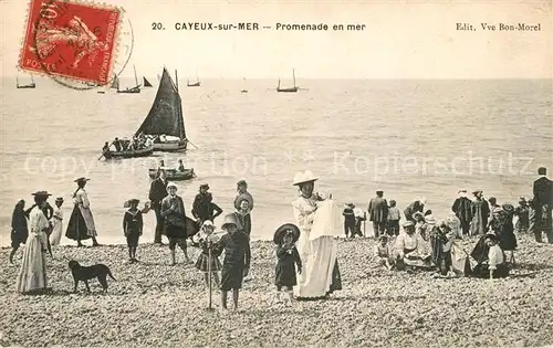 AK / Ansichtskarte Cayeux sur Mer Promenade en mer Cayeux sur Mer