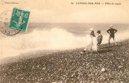 AK / Ansichtskarte Cayeux sur Mer Effet de vague Cayeux sur Mer