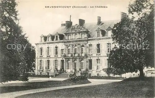 AK / Ansichtskarte Davenescourt Chateau Davenescourt