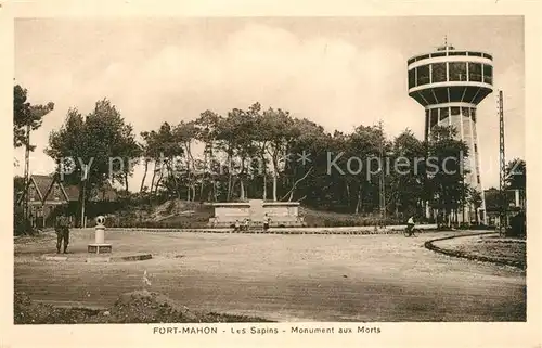 AK / Ansichtskarte Fort Mahon Plage Les Sapins Monument aux Morts Fort Mahon Plage